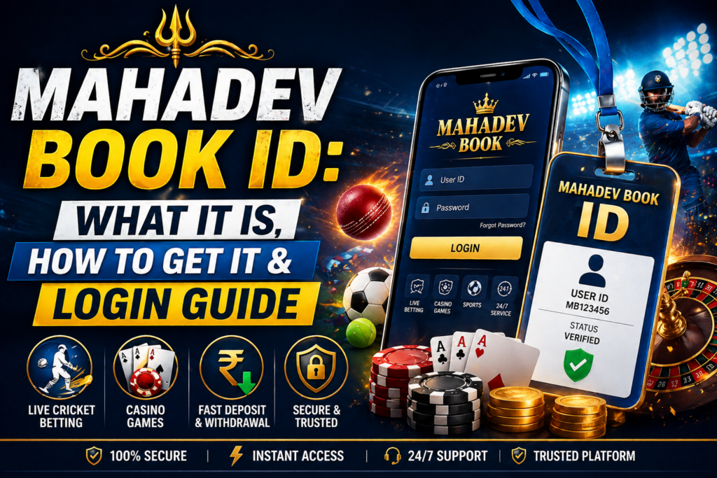 Mahadev Book ID login guide with cricket betting, casino games and secure platform features